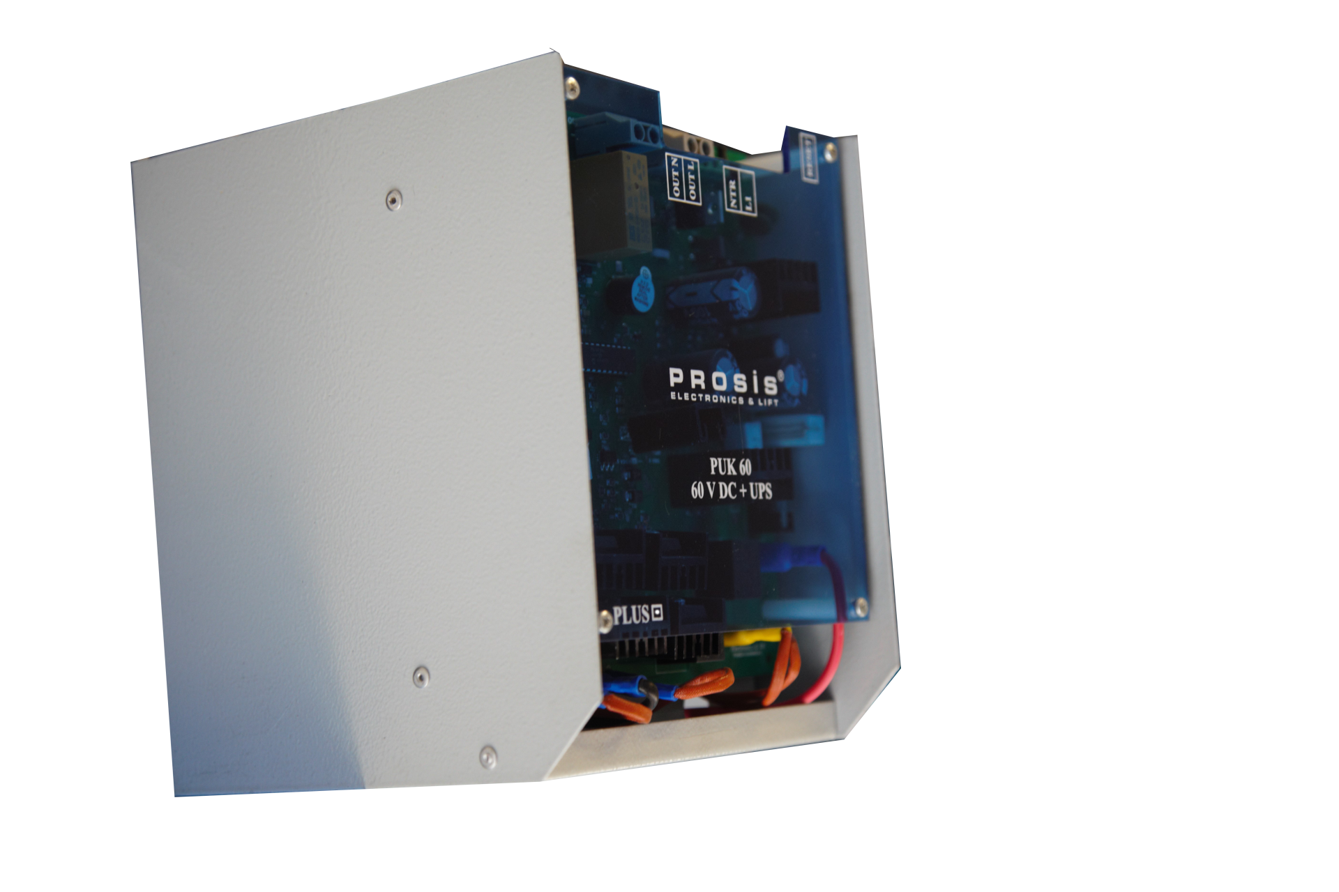 PUK60 PLUS - 60 VDC Power Supply + UPS (EN 81-20/50)
