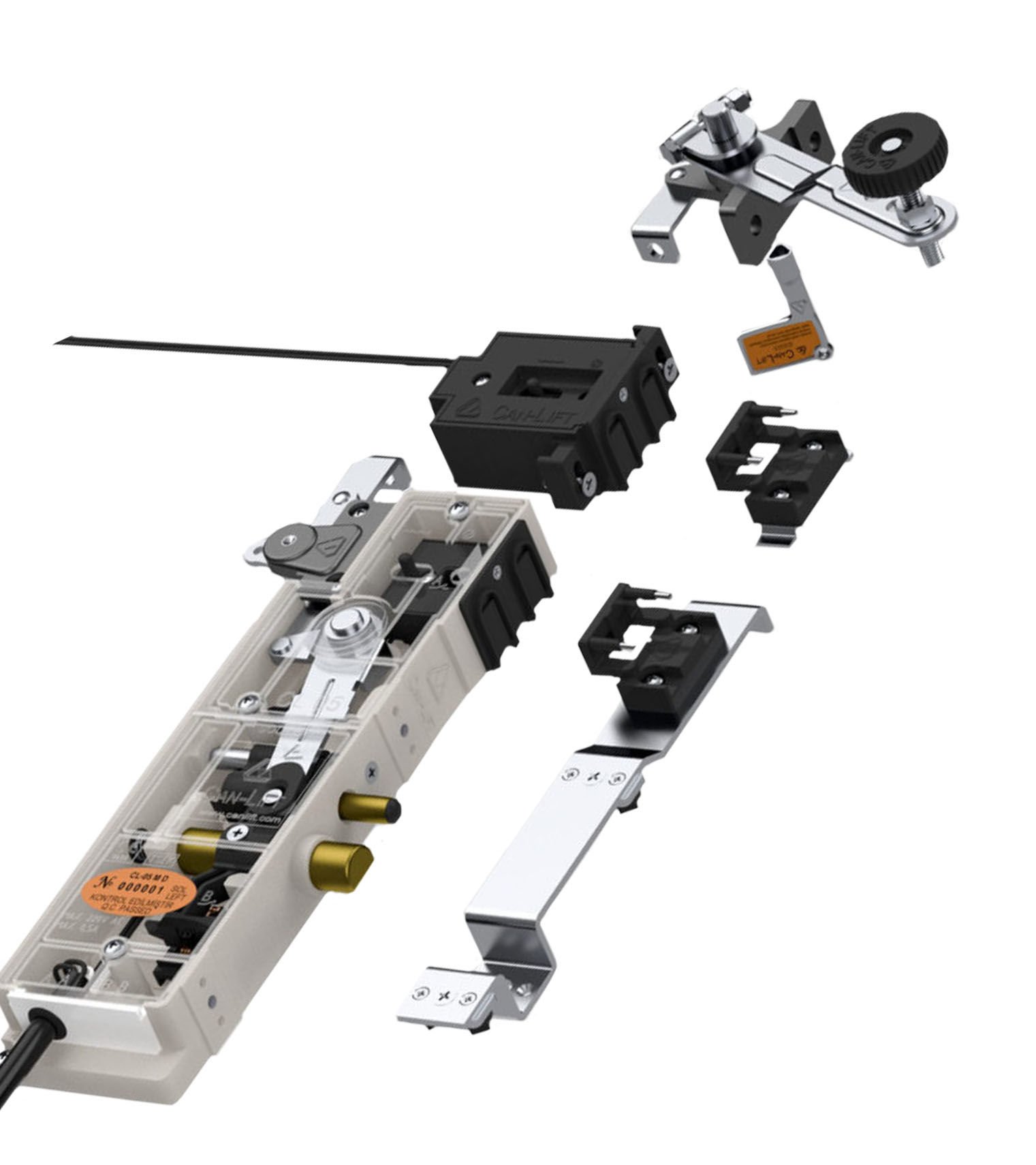 CanLift CL-05 MD Double Safety Double Pinned Double Winged Lift Landing Door Locking Device