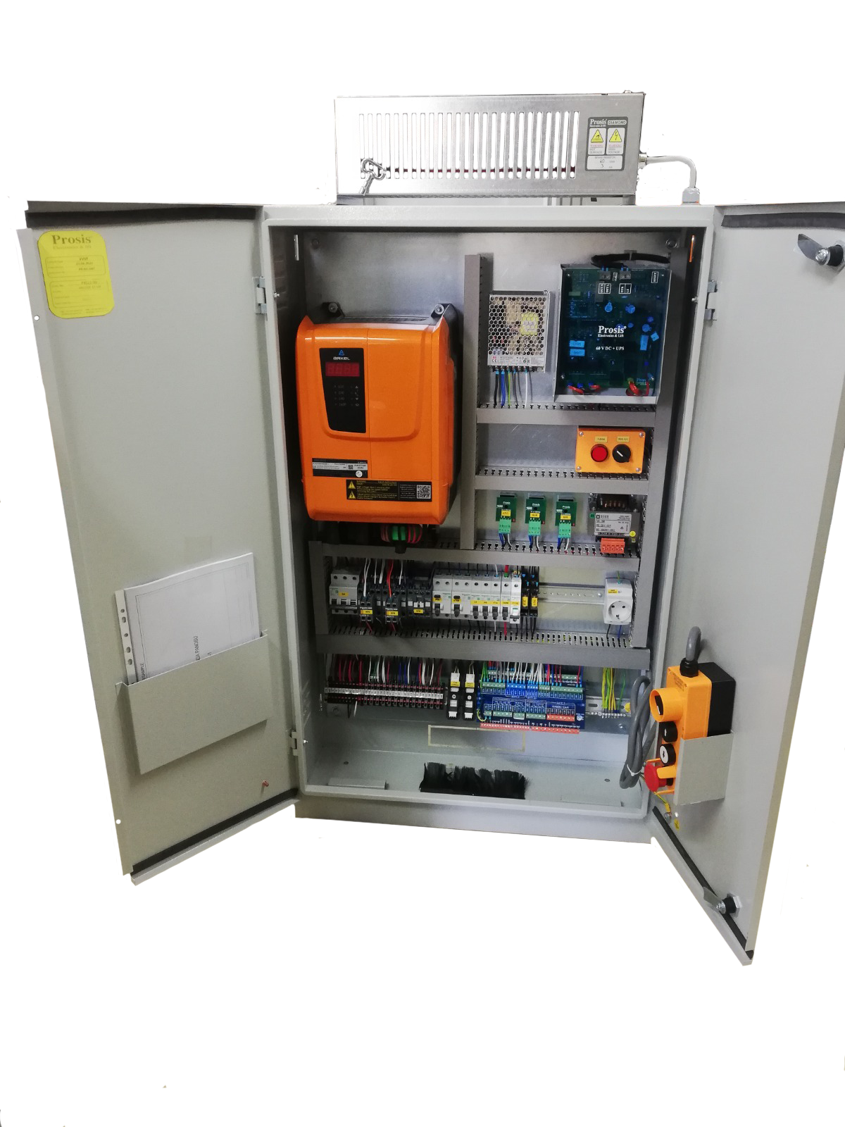 15 kW ARCODE INTEGRATED-GEARED-ASYNCHRONOUS-MR-A3-BATTERY RESCUE CONTROL PANEL