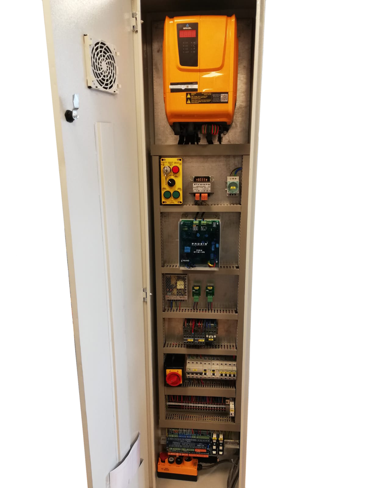 7,5 kW ARCODE INTEGRATED-GEARLESS-SYNCHRONOUS-MRL-A3-BATTERY RESCUE CONTROL PANEL