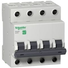 Schneider Easy9 MCB 4P 25A 4.5 kA Type C Miniature Circuit Breaker